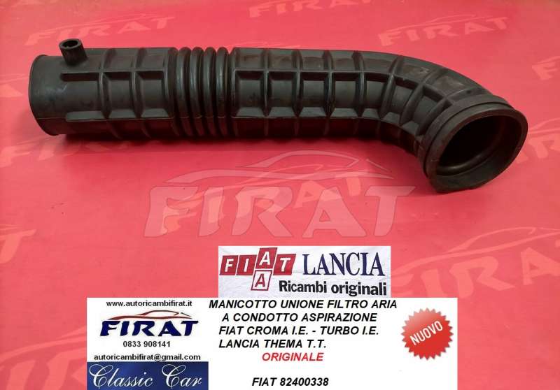 MANICOTTO ASPIRAZIONE FIAT CROMA LANCIA THEMA 82400338 - Clicca l'immagine per chiudere